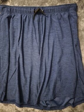 Old Navy-Navy Blue Elastic Drawstring Shorts
